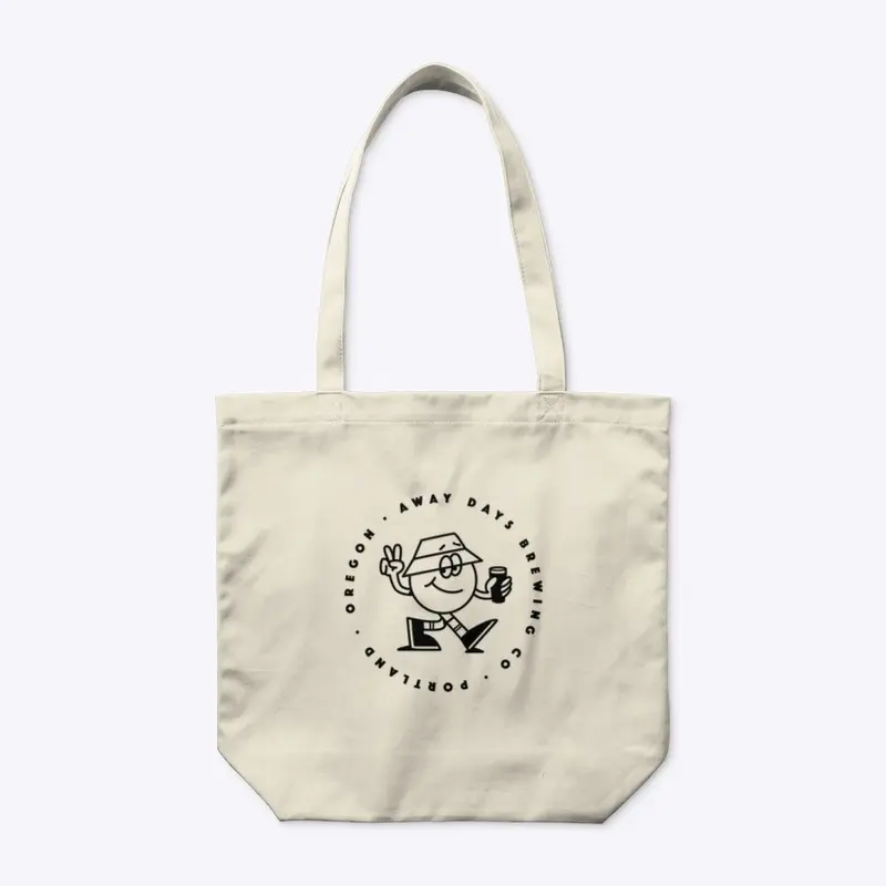 Away Days organic tote bag